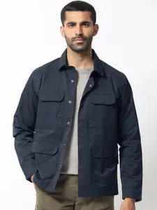 RARE RABBIT Men Feliu Tailored Fit Spread Collar Jacket