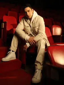 RARE RABBIT Men Beylor Puffer Mock Collar Padded Jacket