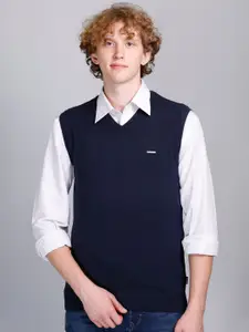 GODFREY V-Neck Cotton Sweater Vest