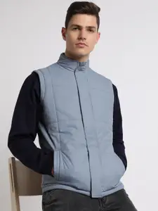 Dennis Lingo Stand Collar Sleeveless Padded Jacket