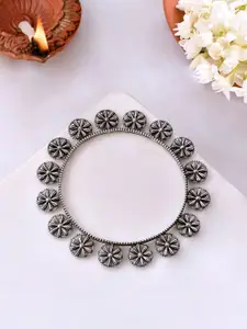 Voylla Silver-Plated Bangle-Style Bracelet