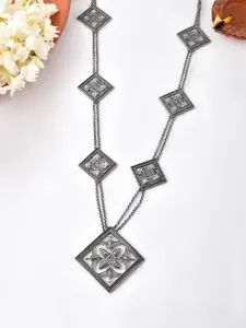 Voylla Brass Silver-Plated Necklace