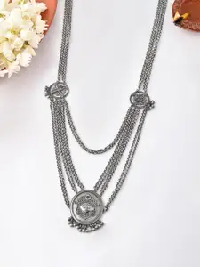 Voylla Brass Silver-Plated Necklace