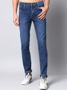 STUDIO NEXX Men Slim Fit Light Fade Medium Shade Clean Look Stretchable Jeans