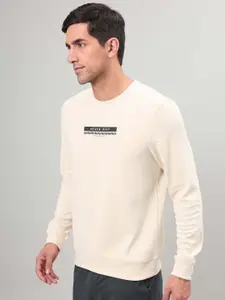 Technosport Typography Printed Antimicrobial Sweatshirt