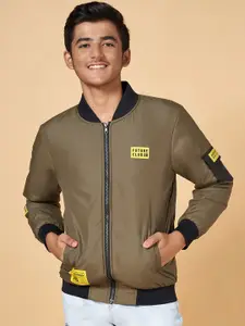 Coolsters by Pantaloons Boys Mock Collar Bomber Jacket