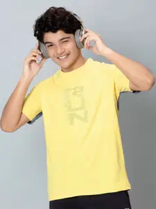 Technosport Boys Slim Fit Raglan Sleeves T-shirt