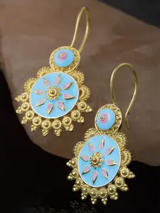 KARATCART Gold Plated Drop Earrings