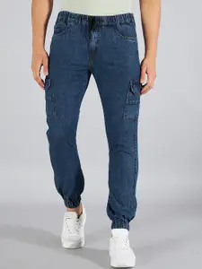 STUDIO NEXX Men Mid-Rise Clean Look Cotton Jogger Jeans