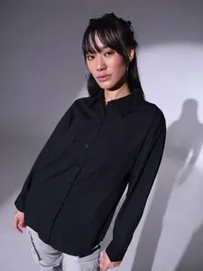 Hubberholme Relaxed Spread Collar Oversized Pure Cotton Casual Shirt