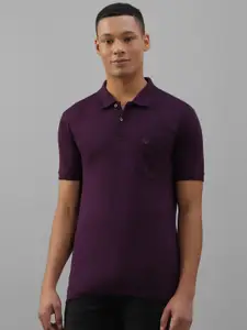 Allen Solly Polo Collar Short Sleeve Pockets Cotton Regular T-shirt