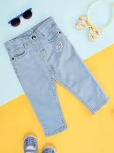 Pantaloons Baby Girls Clean Look Cotton Jeans