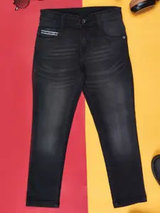 Pantaloons Junior Boys Black Light Fade Jeans