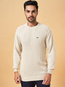 BYFORD by Pantaloons Cable Knit Cotton Pullover Sweater