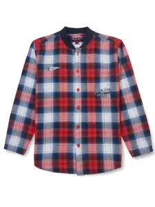 Gini and Jony Boys Tartan Checks Opaque Casual Shirt