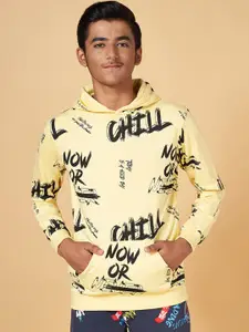 Coolsters by Pantaloons Boys Printed Hooded Cotton Sweatshirt