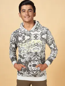 Coolsters by Pantaloons Boys Printed Hooded Cotton Sweatshirt