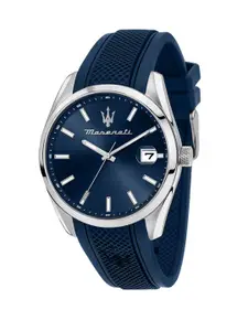 Maserati Men Blue Dial & Blue Bracelet Style Straps Analogue Watch R8851151005