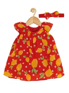 Creative Kids Girls Polka Dot Print A-Line Dress