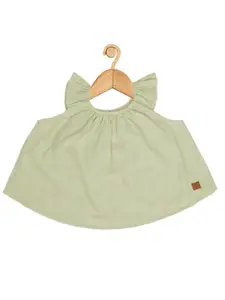 Creative Kids Infants Girls Checked Halter Neck A-Line Cotton Mini Dress
