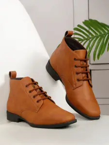 Bruno Manetti Women Mid-Top Casual Lace-Up Boots