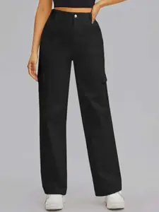 Next One Women Smart Wide Leg High Rise Clean Look Stretchable Jeans