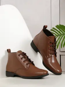 Bruno Manetti Women Mid Top Square Toe Regular Boots