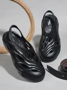 Action Plus Men Self Design Rubber Clogs