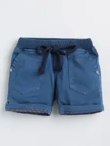 Olio Kids Boys Mid-Raise Regular Fit Cotton Casual Shorts