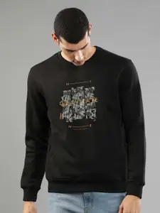t-base Graphic Printed Long Sleeves Sweatshirt