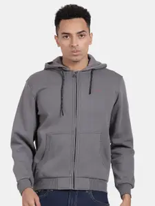 t-base Hooded Front-Open Sweatshirt