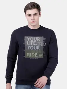 t-base Printed Round Neck Sweatshirt