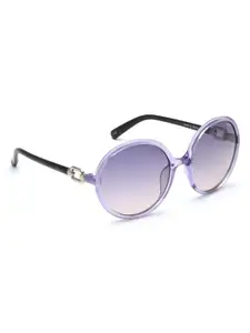IDEE Women Round Sunglasses with UV Protected Lens IDS2942C4SG
