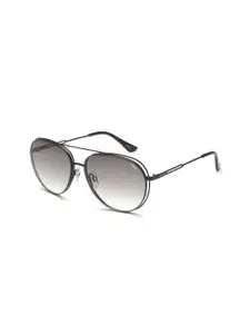 IDEE Men Black Aviator Sunglasses With UV Protected Lens
