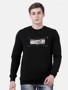 t-base Graphic Printed Cotton Sweatshirt