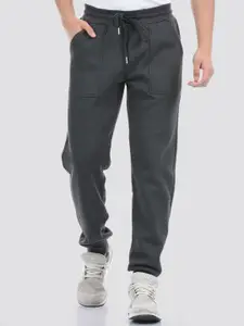 ONEWAY Men Solid Mid Rise Cotton Fleeced Joggers