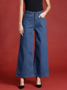 all about you Women Wide Leg Stretchable Jeans