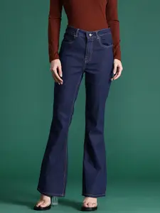 DressBerry Women Flared Stretchable Jeans