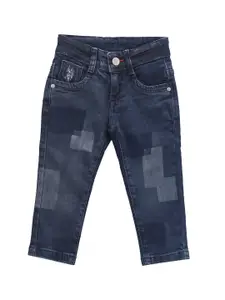 U.S. Polo Assn. Kids Boys Slim Fit Light Fade Stretchable Jeans