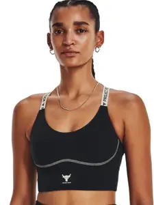 UNDER ARMOUR Project Rock Infty Mid Bra Lightly Padded Sports Bra