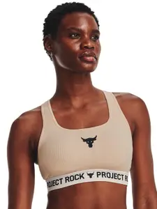 UNDER ARMOUR Project Rock Crossback Lightly Padded Sports Bra