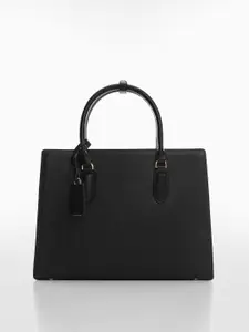MANGO Structured Satchel Handbag