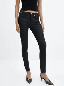 MANGO Women Skinny Fit Low-Rise Stretchable Jeans