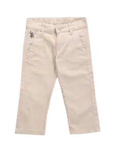 U.S. Polo Assn. Kids Boys Classic Mid-Rise Trousers