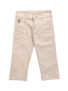 U.S. Polo Assn. Kids Boys Classic Mid-Rise Trousers