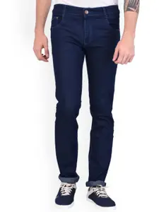 STUDIO NEXX Men Relaxed Fit Mid-Rise Clean Look Stretchable Jeans