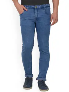 STUDIO NEXX Men Relaxed Fit Mid Rise Light Fade Stretchable Jeans