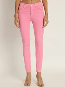 BAESD Women Jean Skinny Fit High-Rise Clean Look Cotton Jeans