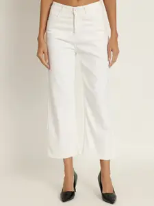 BAESD Women Jean Straight Fit Mid-Rise Clean Look Stretchable Cotton Jeans