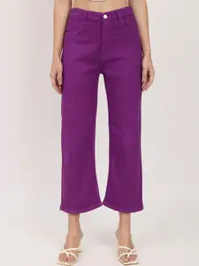 BAESD Women Jean Straight Fit Mid-Rise Clean Look Stretchable Cotton Jeans